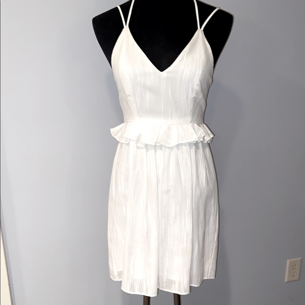 BCBG White Mini Dress